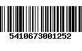 Código de Barras 5410673001252