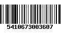 Código de Barras 5410673003607