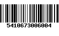 Código de Barras 5410673006004