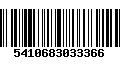 Código de Barras 5410683033366