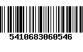 Código de Barras 5410683060546