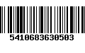 Código de Barras 5410683630503