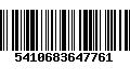 Código de Barras 5410683647761