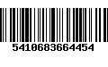 Código de Barras 5410683664454