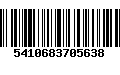 Código de Barras 5410683705638