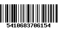 Código de Barras 5410683706154