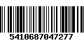 Código de Barras 5410687047277