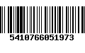 Código de Barras 5410766051973