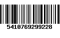 Código de Barras 5410769299228