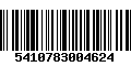 Código de Barras 5410783004624