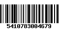 Código de Barras 5410783004679