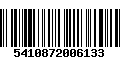 Código de Barras 5410872006133