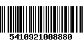 Código de Barras 5410921008880