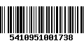 Código de Barras 5410951001738