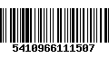 Código de Barras 5410966111507