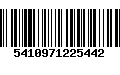 Código de Barras 5410971225442