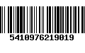 Código de Barras 5410976219019