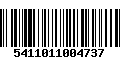 Código de Barras 5411011004737