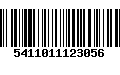 Código de Barras 5411011123056