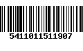 Código de Barras 5411011511907