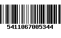 Código de Barras 5411067005344