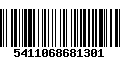 Código de Barras 5411068681301