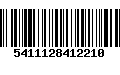 Código de Barras 5411128412210