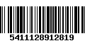 Código de Barras 5411128912819