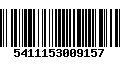 Código de Barras 5411153009157