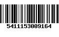 Código de Barras 5411153009164