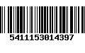 Código de Barras 5411153014397