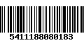 Código de Barras 5411188080183