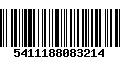 Código de Barras 5411188083214