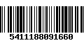 Código de Barras 5411188091660