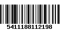 Código de Barras 5411188112198