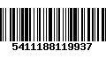 Código de Barras 5411188119937