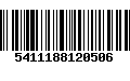 Código de Barras 5411188120506