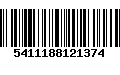 Código de Barras 5411188121374