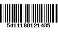 Código de Barras 5411188121435