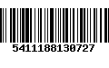 Código de Barras 5411188130727