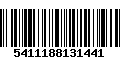 Código de Barras 5411188131441