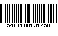 Código de Barras 5411188131458