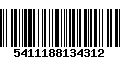 Código de Barras 5411188134312