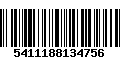 Código de Barras 5411188134756