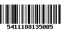 Código de Barras 5411188135005