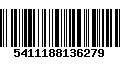 Código de Barras 5411188136279