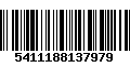 Código de Barras 5411188137979