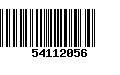 Código de Barras 54112056