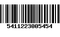 Código de Barras 5411223005454