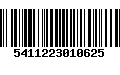 Código de Barras 5411223010625